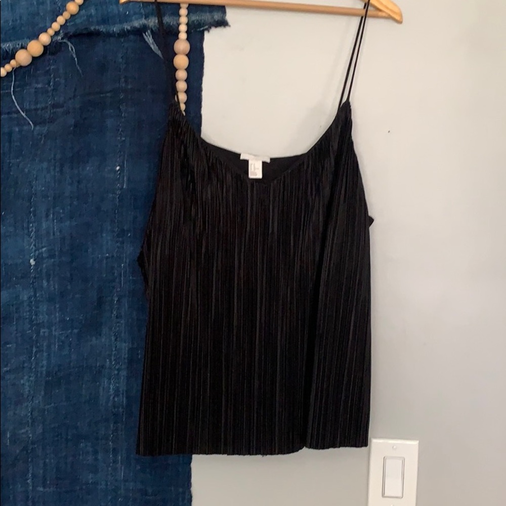 H&M Accordion Pleat cami